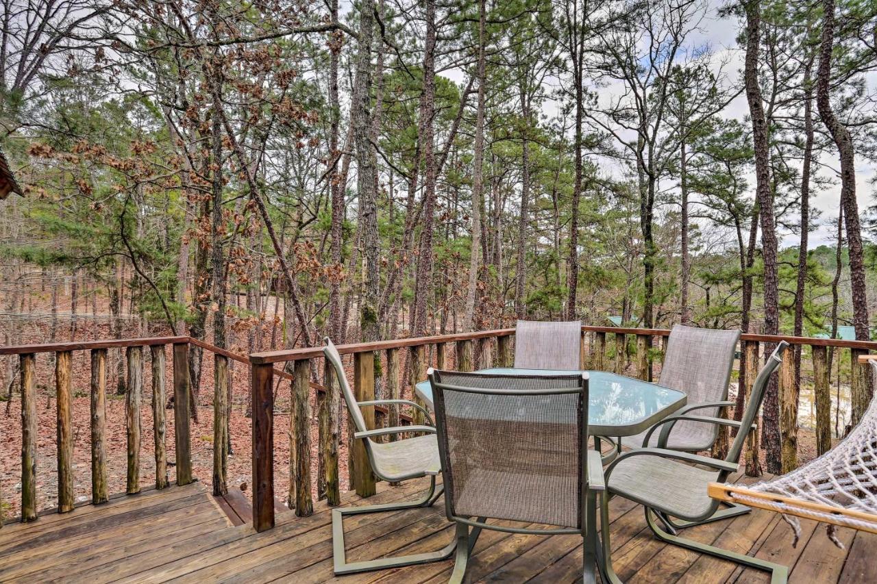 Broken Bow Log Cabin With Fire Pit, Pond, And Deck! Exterior foto