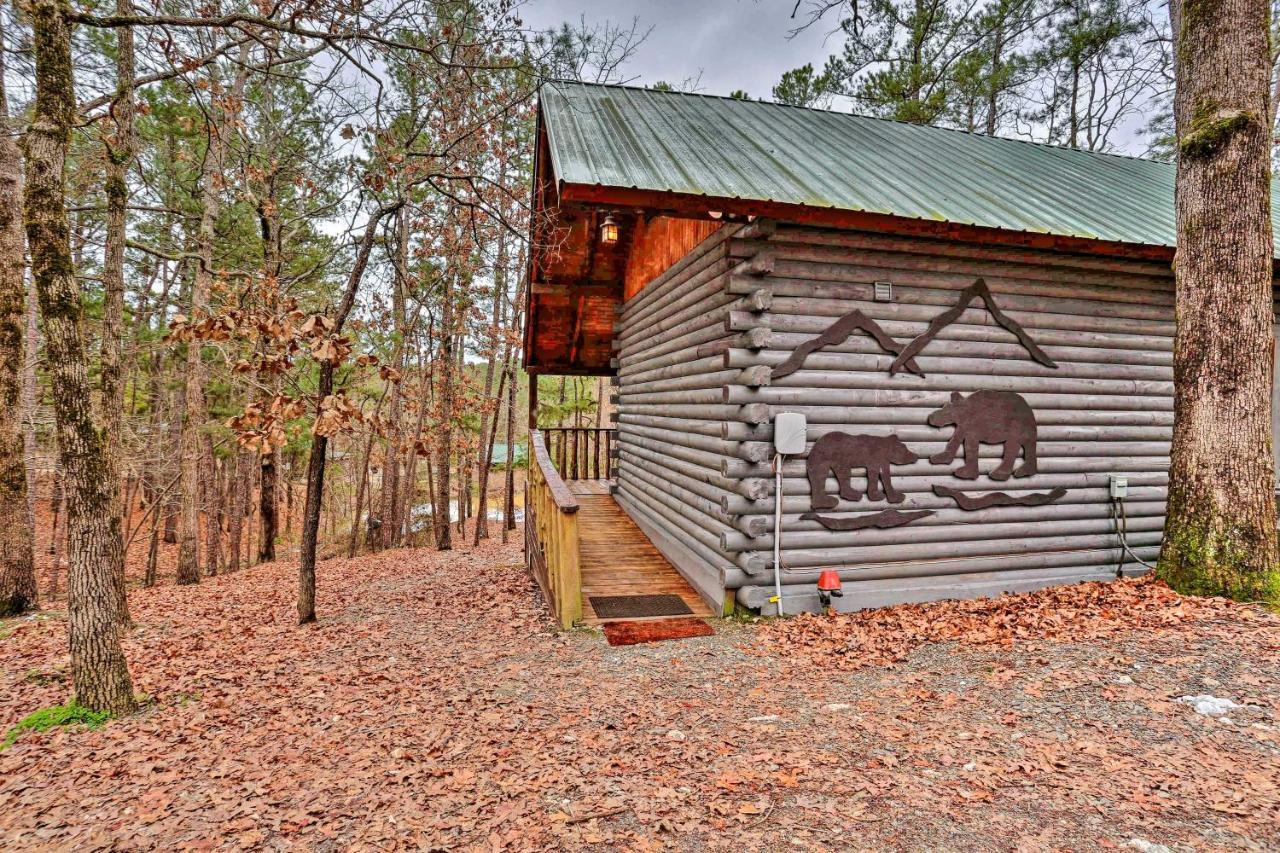 Broken Bow Log Cabin With Fire Pit, Pond, And Deck! Exterior foto